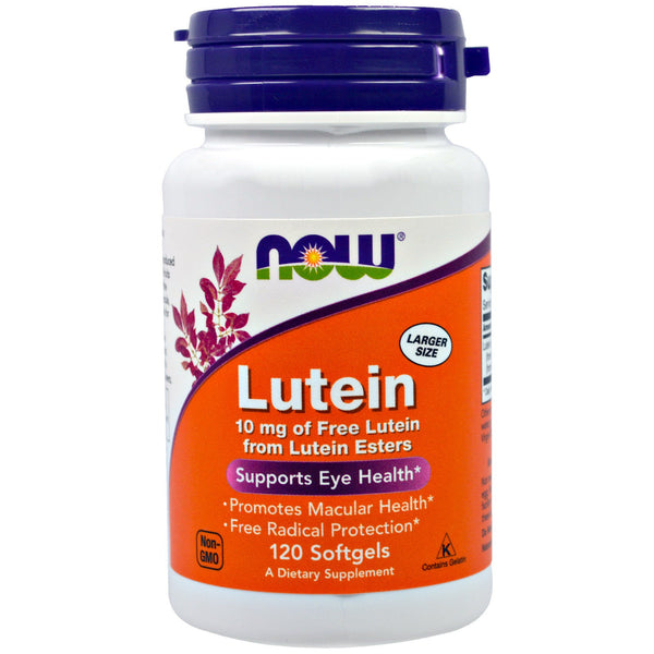 Now Foods, Lutein, 10 mg, 120 Softgels