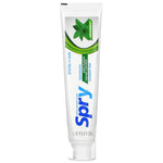 Xlear, Natural Spry Toothpaste, Anti-Plaque Tartar Control, Fluoride Free, Spearmint, 5 oz (141 g) - The Supplement Shop