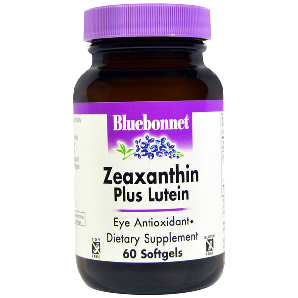 Bluebonnet Nutrition, Zeaxanthin Plus Lutein, 60 Softgels - The Supplement Shop