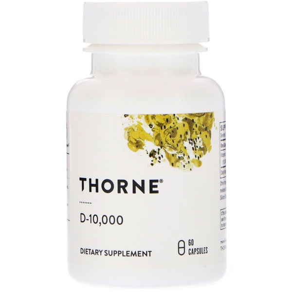 Thorne Research, D-10,000, 60 Capsules - The Supplement Shop