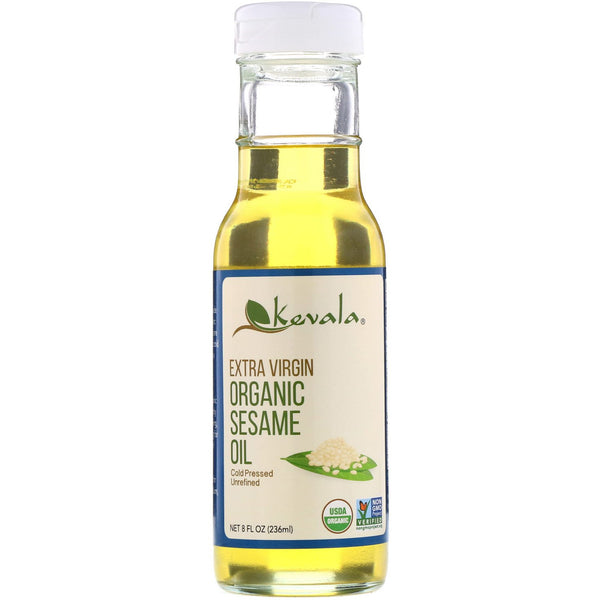 Kevala, Extra Virgin Organic Sesame Oil, 8 fl oz (236 ml) - The Supplement Shop