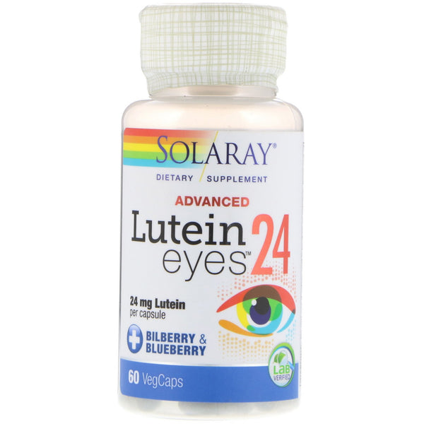 Solaray, Advanced, Lutein Eyes, 24 mg, 60 VegCaps - The Supplement Shop