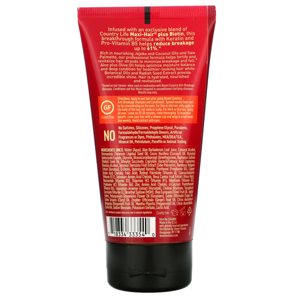 Desert Essence, Anti-Breakage Hair Mask, 5.1 fl oz (150.8 ml) - The Supplement Shop