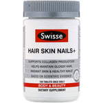 Swisse, Ultiboost, Hair Skin Nails+, 150 Tablets - The Supplement Shop