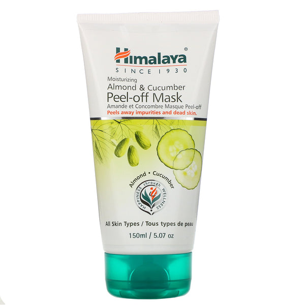 Himalaya, Peel-off Mask, For All Skin Types, Almond & Cucumber, 5.07 fl oz (150 ml) - The Supplement Shop