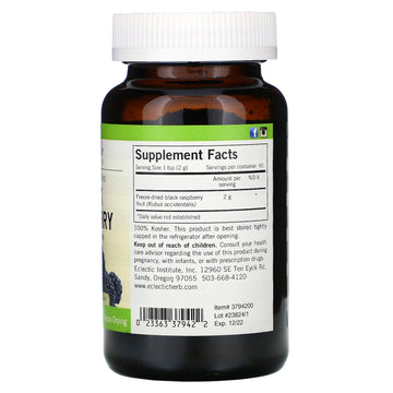 Eclectic Herb, Black Raspberry Powder, 3.2 oz (90 g)