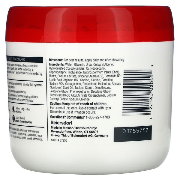 Eucerin, Advanced Repair Cream, Fragrance Free, 16 oz (454 g) - The Supplement Shop
