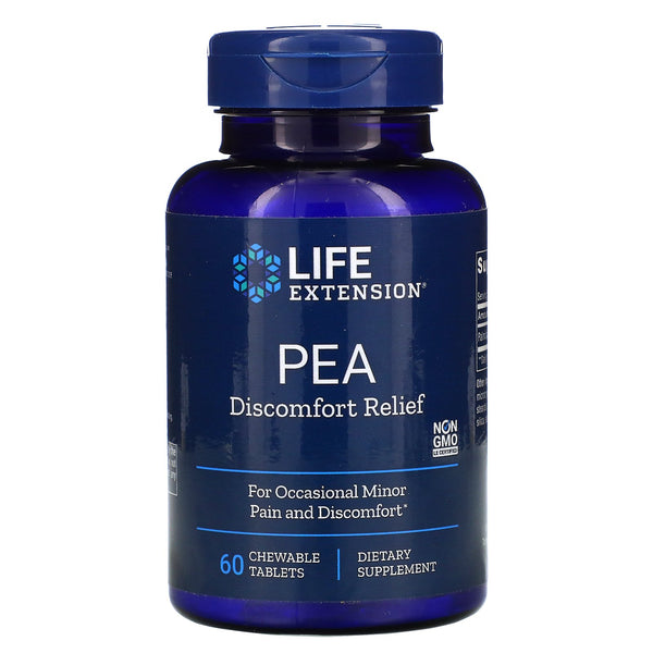 Life Extension, PEA Discomfort Relief, 60 Chewable Tablets - The Supplement Shop