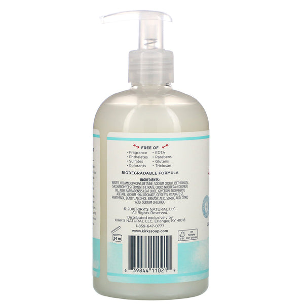 Kirk's, Odor Neutralizing Hand Wash, Fragrance Free, 12 fl oz (355 ml) - The Supplement Shop