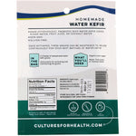 Cultures for Health, Water Kefir, 1 Packet, .19 oz (5.4 g) - The Supplement Shop