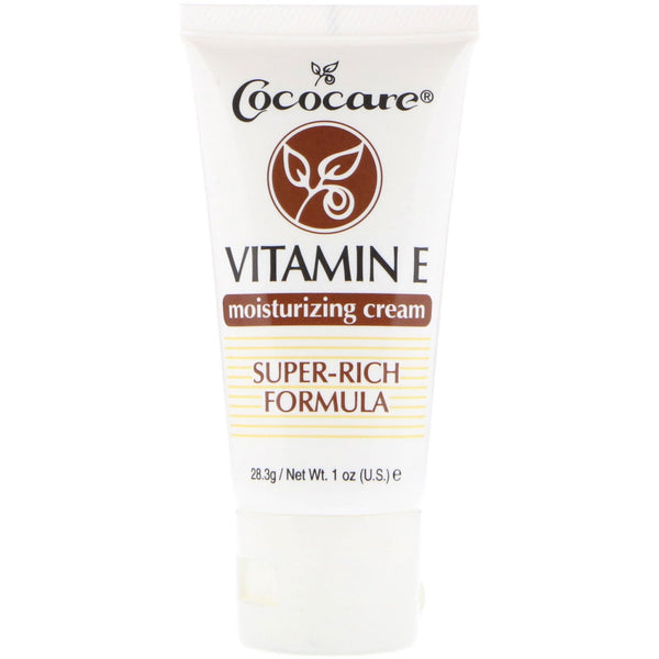 Cococare, Vitamin E Moisturizing Cream, 1 oz (28.3 g) - The Supplement Shop