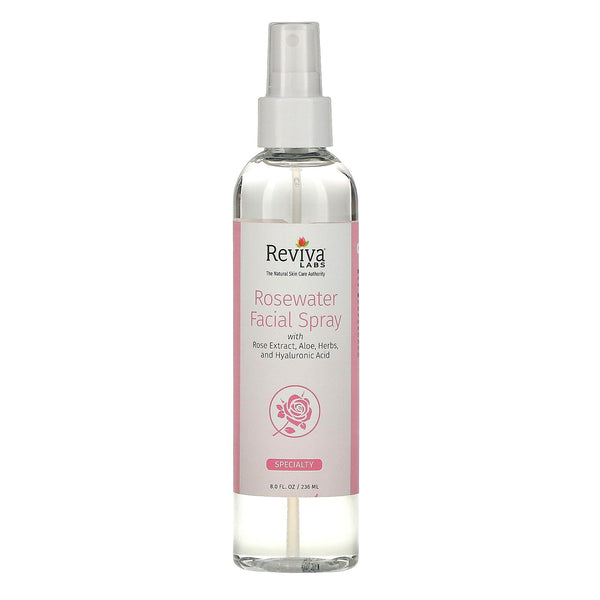 Reviva Labs, Rosewater Facial Spray, 8 oz (236 ml) - The Supplement Shop