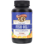 Barlean's, Fresh Catch, Fish Oil Supplement, Omega-3 EPA/DHA, Orange Flavor, 250 Softgels - The Supplement Shop