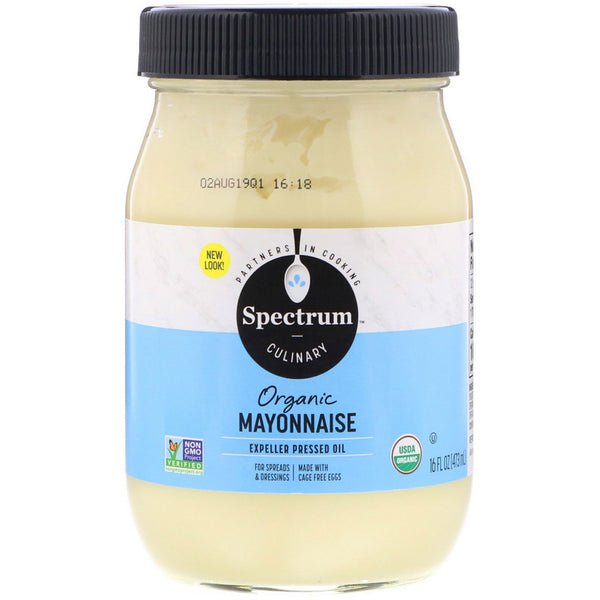 Spectrum Culinary, Organic Mayonnaise, 16 fl oz (473 ml) - The Supplement Shop