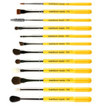 Bdellium Tools, Studio Line, Eyes Brush Set and Pouch, 12 Pc Set - The Supplement Shop