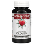 Kroeger Herb Co, Fresh Ground Cloves, 100 Vegetarian Capsules - The Supplement Shop