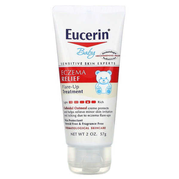 Eucerin, Baby, Eczema Relief, Flare Up Treatment, Fragrance Free, 2 oz (57 g) - The Supplement Shop