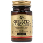 Solgar, Chelated Manganese, 100 Tablets - The Supplement Shop