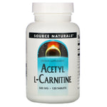 Source Naturals, Acetyl L-Carnitine, 500 mg, 120 Tablets