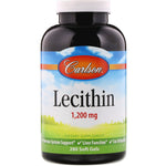 Carlson Labs, Lecithin, 1,200 mg, 280 Soft Gels