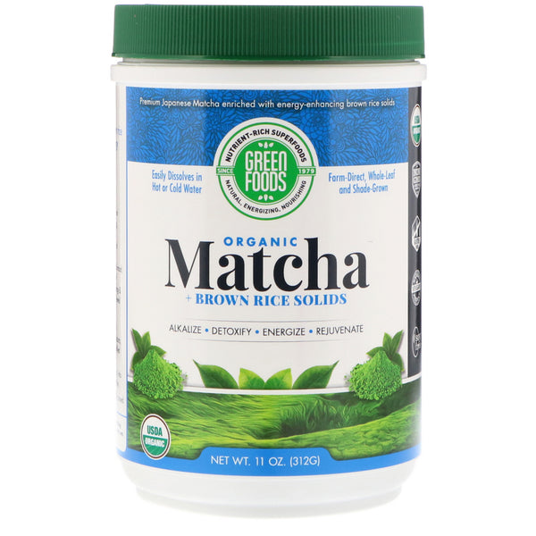 Green Foods , Ceremonial Grade Matcha Green Tea Energy Blend, 11 oz (312 g) - The Supplement Shop