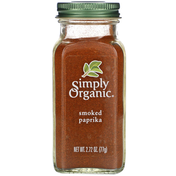Simply Organic, Organic Smoked Paprika, 2.72 oz (77 g) - The Supplement Shop