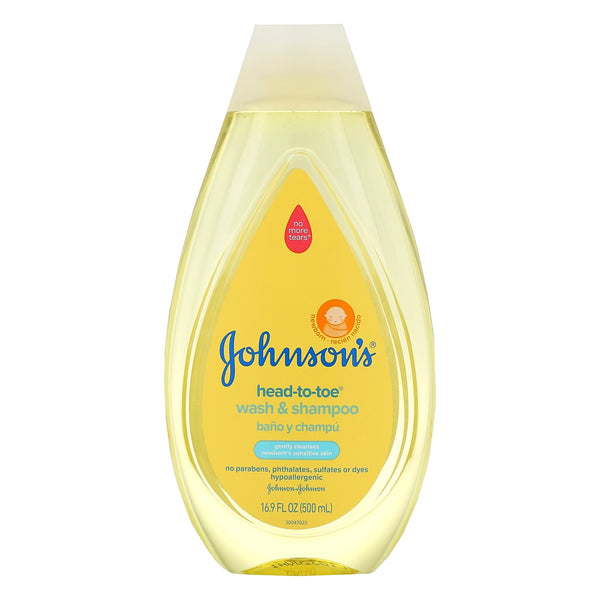 Johnson & Johnson, Head-To-Toe, Wash & Shampoo, 16.9 fl oz (500 ml) - The Supplement Shop