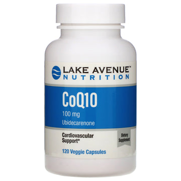 Lake Avenue Nutrition, CoQ10, USP Grade, 100 mg, 120 Veggie Capsules