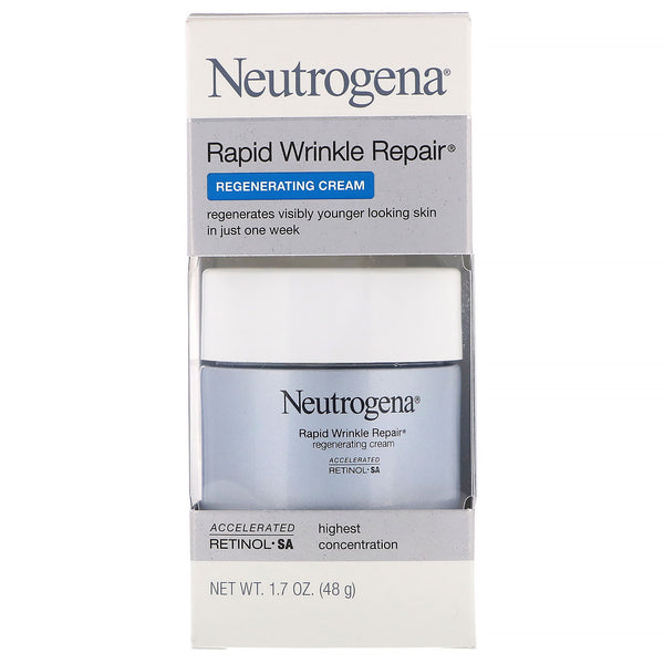 Neutrogena, Rapid Wrinkle Repair, Regenerating Cream, 1.7 oz (48 g) - The Supplement Shop