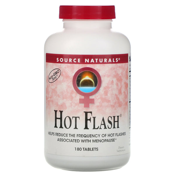 Source Naturals, Hot Flash, 180 Tablets - The Supplement Shop