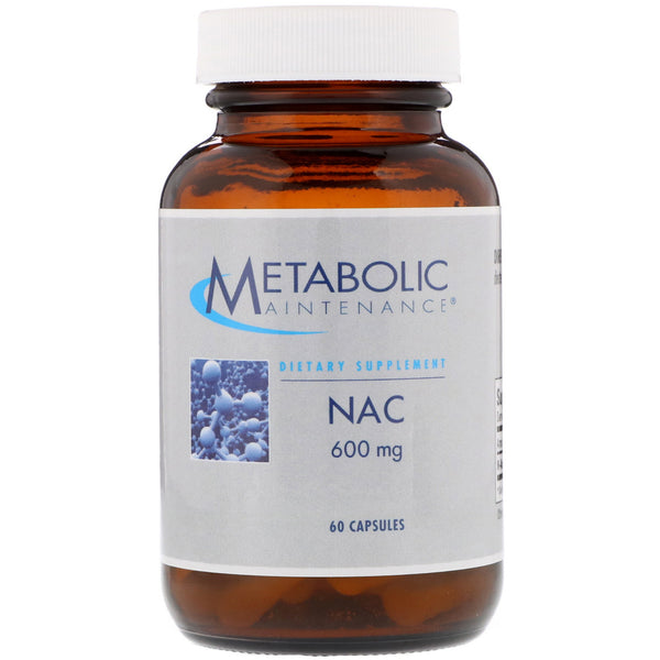 Metabolic Maintenance, NAC, 600 mg, 60 Capsules - The Supplement Shop