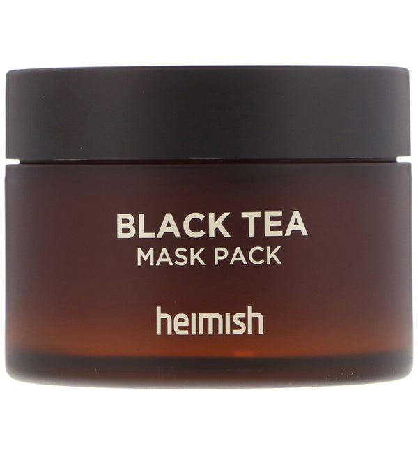 Heimish, Black Tea Mask Pack, 110 ml - The Supplement Shop