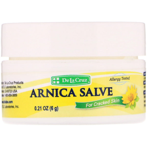 De La Cruz, Arnica Salve for Cracked Skin, 0.21 oz (6 g) - The Supplement Shop