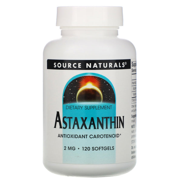 Source Naturals, Astaxanthin, 2 mg, 120 Softgels - The Supplement Shop