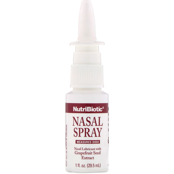 NutriBiotic, Nasal Spray, with Grapefruit Seed Extract, 1 fl oz (29.5 ml) - The Supplement Shop