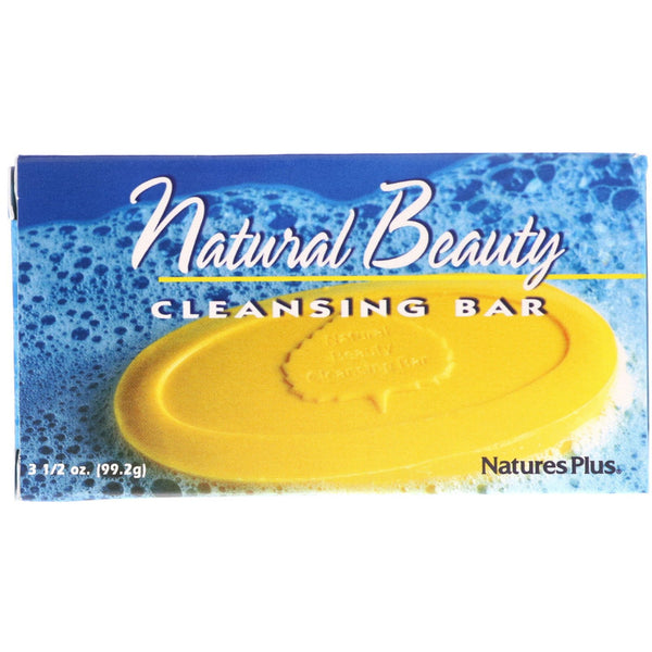 Nature's Plus, Natural Beauty Cleansing Bar, 3 1/2 oz (99.2 g) - The Supplement Shop