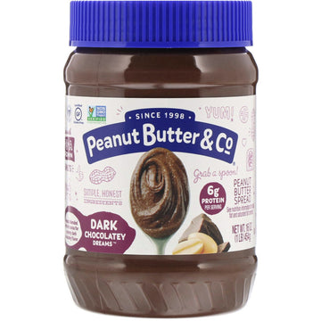 Peanut Butter & Co., Peanut Butter Blended With Rich Dark Chocolate, Dark Chocolate Dreams, 16 oz (454 g)