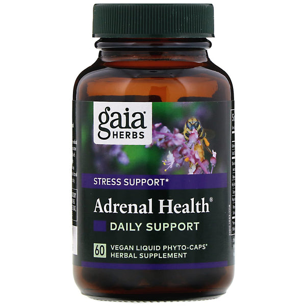 Gaia Herbs, Adrenal Health, Daily Support , 60 Vegan Liquid Phyto-Caps - The Supplement Shop