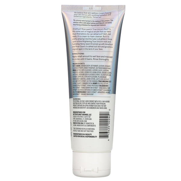 Acure, Resurfacing Glycolic & Unicorn Root Cleanser, 4 fl oz (118 ml) - The Supplement Shop