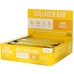 Vital Proteins, Collagen Bar, Lemon Vanilla, 12 Bars, 1.8 oz (50 g) Each - The Supplement Shop