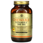 Solgar, Chewable Vitamin C, Natural Orange Flavor, 500 mg, 90 Chewable Tablets - The Supplement Shop