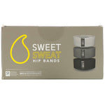 Sports Research, Sweet Sweat Hip Bands, Gray, 3 Bands - The Supplement Shop