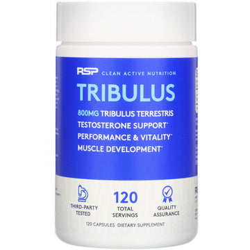 RSP Nutrition, Tribulus, 800 mg, 120 Capsules