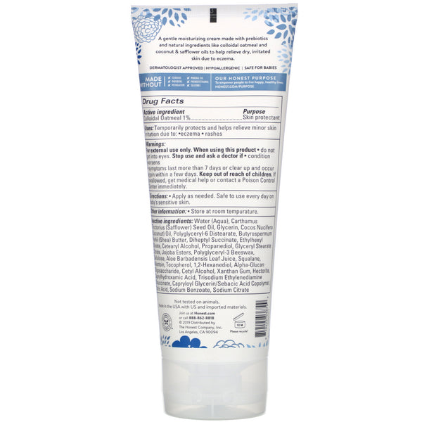 The Honest Company, Soothing Therapy Eczema Cream, 7.0 fl oz (207 ml) - The Supplement Shop