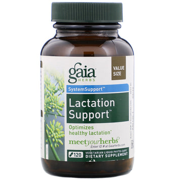 Gaia Herbs, SystemSupport, Lactate Support, 120 Vegetarian Liquid Phyto-Caps