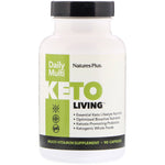 Nature's Plus, KetoLiving, Daily Multi, 90 Capsules - The Supplement Shop