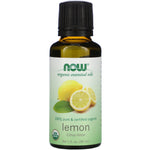 Now Foods, Organic Essential Oils, Lemon, 1 fl oz (30 ml) - The Supplement Shop