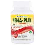 Nature's Plus, Hema-Plex, Mixed Berry, 60 Chewables - The Supplement Shop