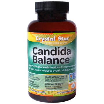 Crystal Star, Candida Balance, 60 Vegetarian Capsules