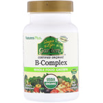 Nature's Plus, Source of Life Garden, Certified Organic B-Complex, 60 Vegan Capsules - The Supplement Shop